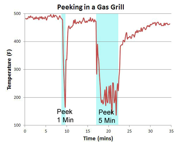 gas grill peek