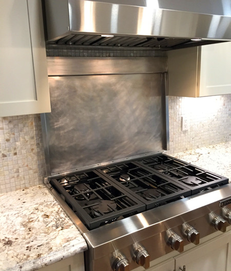 Stove Top Cover with higher back