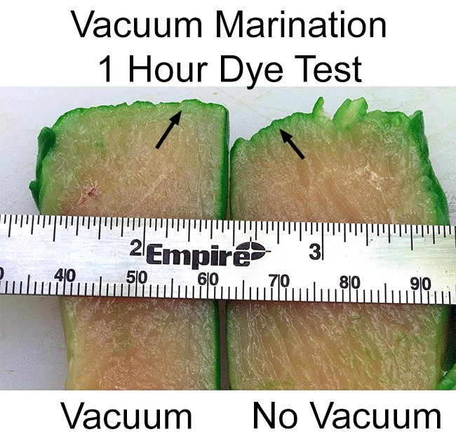 why pressure and vacuum marination does not work